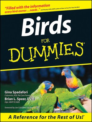 cover image of Birds For Dummies